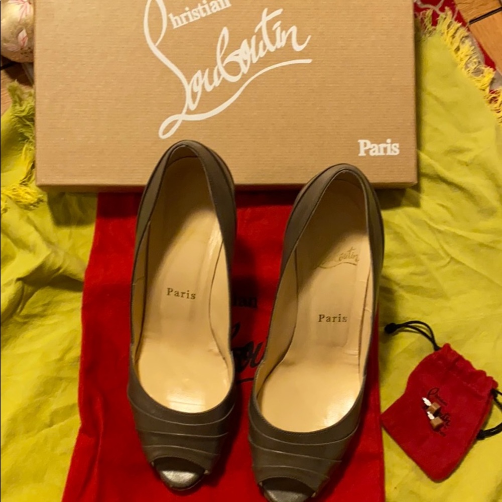 Christian Louboutin Taupe Heels